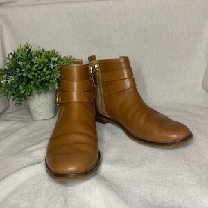 Sperry Women's Seaport Shackle Bootie Leather Boots Size 7 1/2 Women’s Color Tan